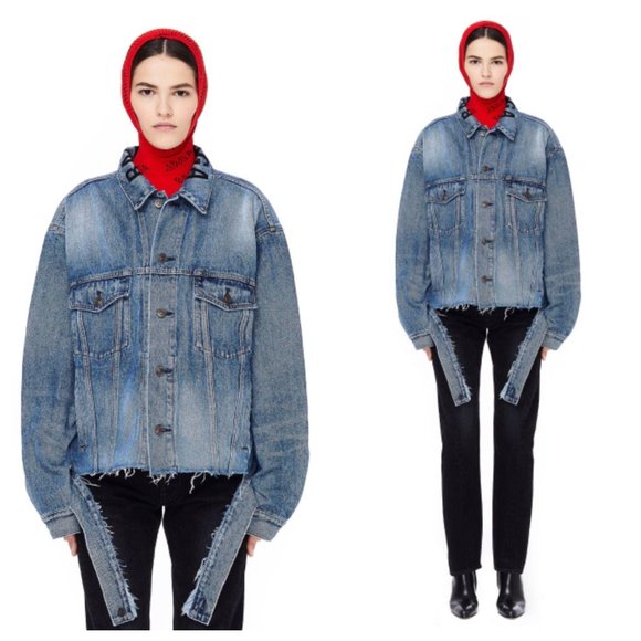 Balenciaga Jackets & Blazers - (Sold) Balenciaga Cut Waistband Jacket US 10/FR42